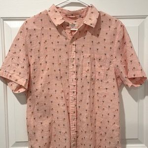 Marine Layer Lightweight shirt in Faded Palm